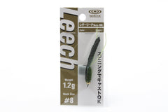 VanFook LL-15BL Leather Reach lure in green with worm-like action for trout