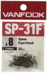 VanFook spoon Experthook SP-31F Fusso Black 8, ideal for precise hook sets on subtle bites.