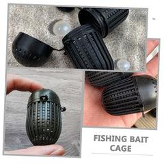 Close-up of durable lightweight plastic bait cage