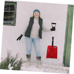 VANZACK car trunk emergency setup with a compact foldable shovel.