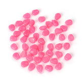 VANZACK corn-grain bait pink close-up, lifelike silicone lure for freshwater fishing.