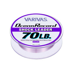 Close-up of 50m leader length with 70lb strength 18-02
