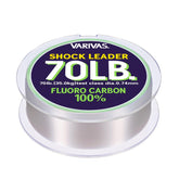 VARIVAS Shock Leader 70lb 20 hero shot highlighting visibility for accurate lure control