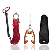 Vartin red Fish Lip Gripper Pliers with non-slip foam grip