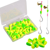 VATEICO yellow and green foam float for pompano rig