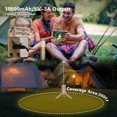 VATION LIGHTING camping light with three brightness levels and wide color temperature range.