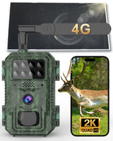 Vatony 4G cellular trail camera front view for remote wildlife scouting.