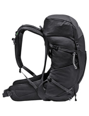 VAUDE Brenta 30 padded hip fins support stable weight distribution.
