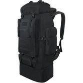 Vaupan hiking backpack front view showcasing 100L capacity for multi-day trips.
