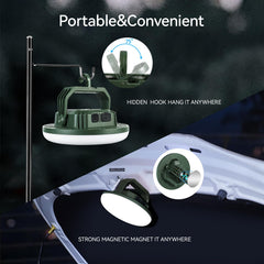VAVOFO camping lantern offers 3 lighting modes for any setting.