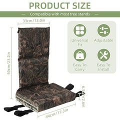 VavoStocks backrest ergonomics highlight supportive design for longer hunts.