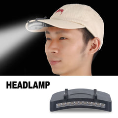 Vbest life hat clip headlamp worn on a hat for easy hands-free use.
