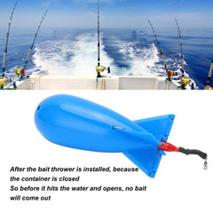 VBESTLIFE carp feeder blue large-capacity design enables longer fishing action.