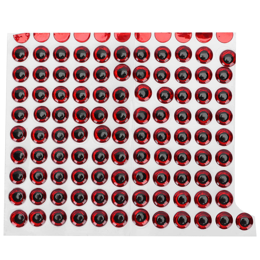 VBESTLIFE red 9mm fishing eye sticker enhances lure realism for DIY baits.