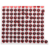 VBESTLIFE red 9mm fishing eye sticker enhances lure realism for DIY baits.