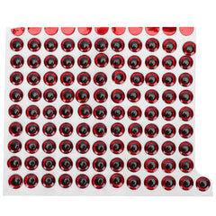 VBESTLIFE red 9mm fishing eye sticker enhances lure realism for DIY baits.