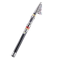 VBESTLIFE telescopic carbon rod in compact form for travel fishing