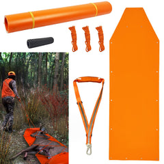 Vecacosic deer drag sled thickened for heavy loads in rugged hunting terrain