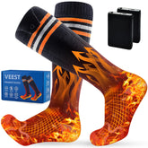 VEEST heated socks with ring-heat technology delivering even warmth for outdoor adventures