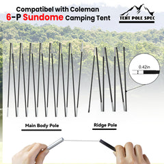 Vekclit preassembled kit for fast tent pole setup