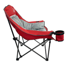 Venture Forward folding chair with cup holders keeps drinks secure while enjoying nature.