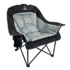 Venture Forward oversized folding camping chair front view offers comfortable seating outdoors.