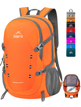 Venture Pal 40L backpack folded compactly for travel storage and packing.