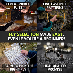 Streamers and Wooly Buggers included in the Ventures Fly Co. set