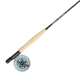 Ventures Fly Co. Fly Flinger rod in action shows balanced power.