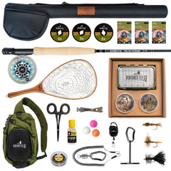 Ventures Fly Co Weekend Warrior rod and reel ready for fishing
