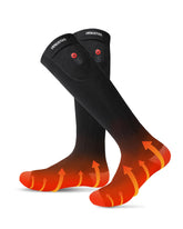 Venustas heated socks delivering full-foot warmth for skiing and winter hikes