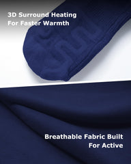 Venustas heated socks with battery and controls enable adjustable heat levels.