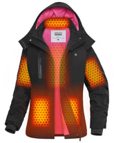 VERGOO graphene heated jacket collar heat for fast warmth on chilly mornings.
