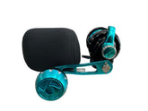 Vertical Trolling VT500 reel with a right-hand crank side view for heavy jigging.