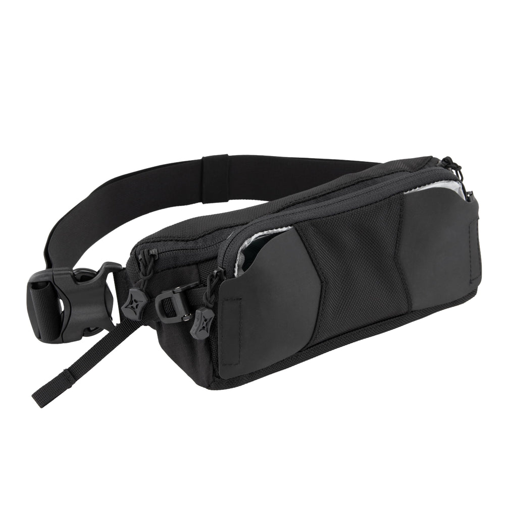 Vertx SOCP Sling front view showing compact waist-ready design for everyday carry and organization