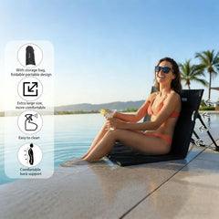 Verveens aluminum frame and 600D oxford fabric deliver durable, stable seating on outdoor trips.