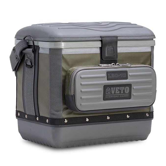 Veto LBC-10 Olive with magnetic latch for one-handed access