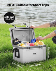 VEVOR 26QT cooler side handles for easy two-handed lifting