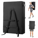 VEVOR bouldering crash pad folded with backpack straps for easy carry