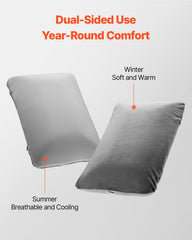 VEVOR memory foam support highlighting neck alignment for restful sleep on trails