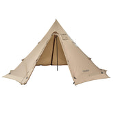 VEVOR hot tent with stove jack for cold-weather camping and heating