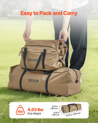 VEVOR hot tent windproof and waterproof fabric in harsh weather