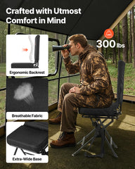 VEVOR hunting chair quick-attach leg base for fast setup