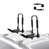 VEVOR Kayak Roof Rack J-Bar assembly secures gear on most vehicles.