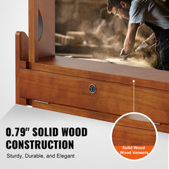 Lockable storage compartment on gun rack