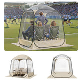 VEVOR pop-up sports tent clear dome for quick outdoor setup and viewing