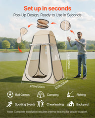 VEVOR Pop Up Sports Tent Pod quick setup demonstrates instant deployment