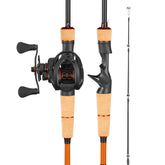 VEVOR rod and reel combo precision casting setup for bass fishing.
