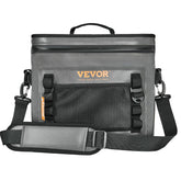 VEVOR Soft Cooler 24 Cans front view shows spacious storage for beverages.