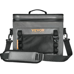 VEVOR Soft Cooler 24 Cans front view shows spacious storage for beverages.